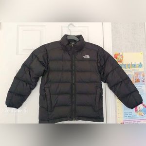 The North Face kids boys goose down parka 550 jacket sz 7-8